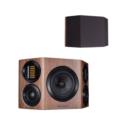 Wharfedale Evo 4.S Surround Speakers Walnut at Audio Influence