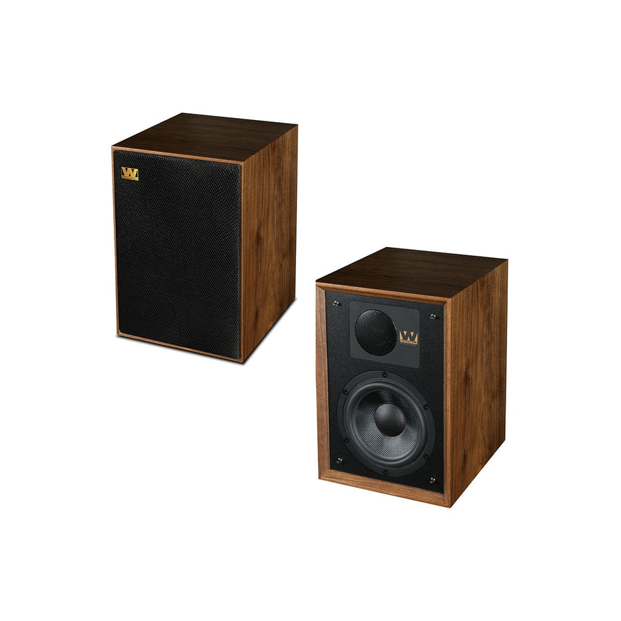 Wharfedale Heritage Series Denton 85 Bookshelf Speakers Mahogany at Audio Influence