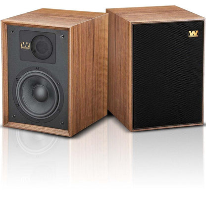 Wharfedale Heritage Series Denton 85 Bookshelf Speakers Walnut at Audio Influence